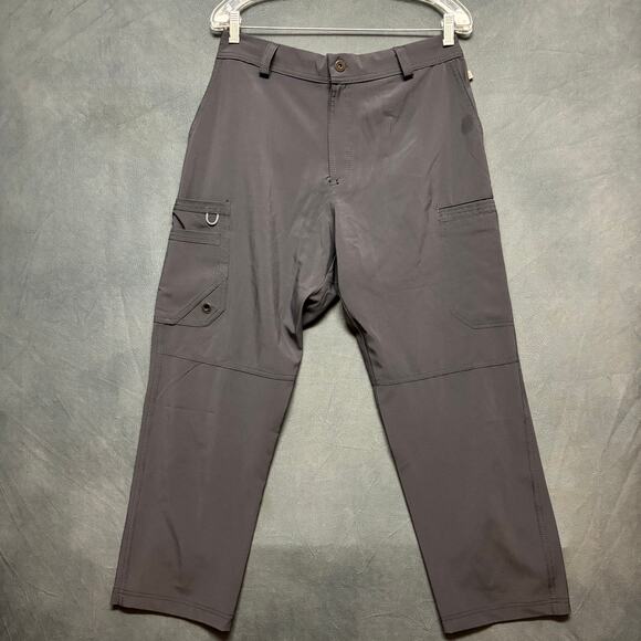 Cherokee Infinity Men’s Scrub Pants M Short Pewter Gray Medical Work Stretchy - Picture 1 of 16